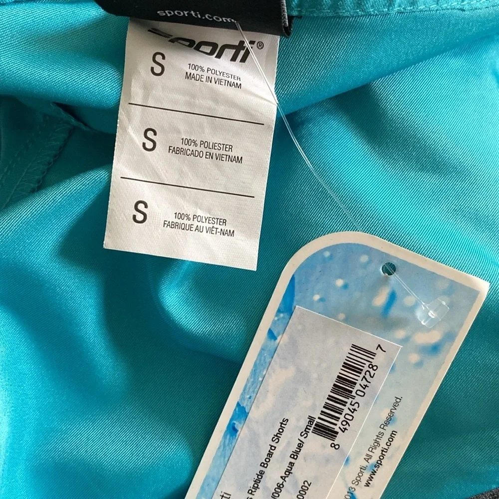 Sporti Aqua Blue 5.5” Swim/Board Shorts - Picture 5 of 5